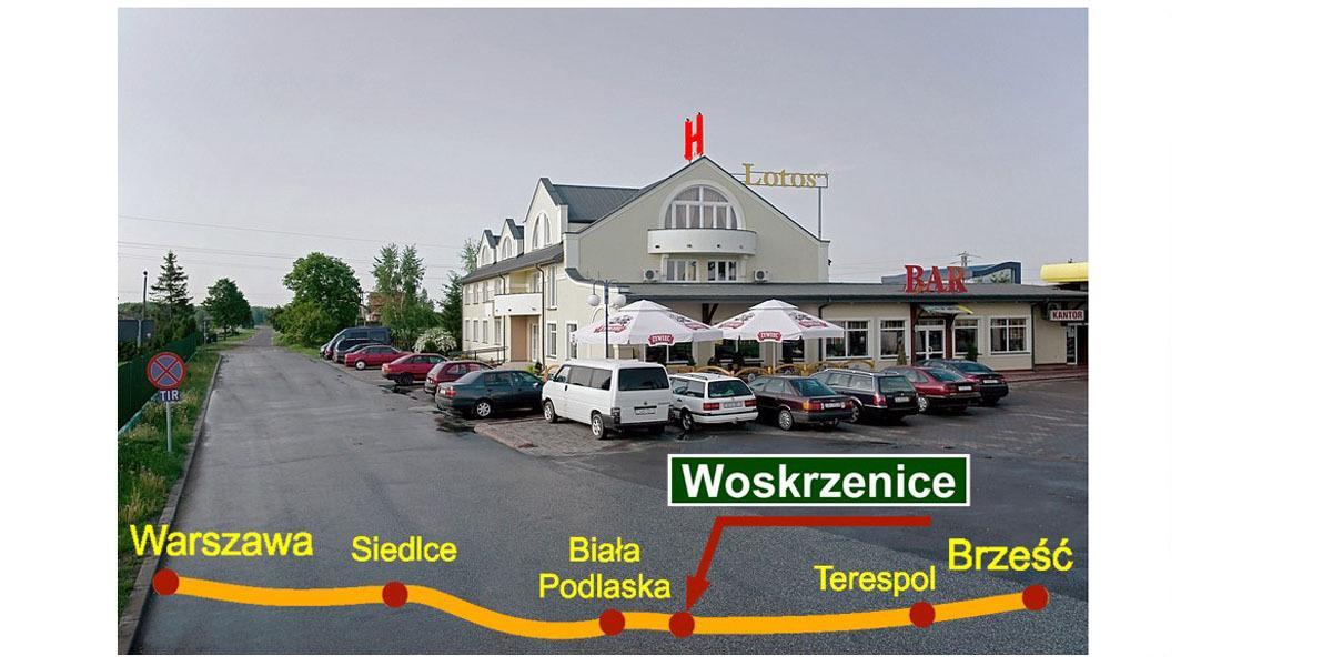 Hotel Lotos Woskrzenice Duze エクステリア 写真